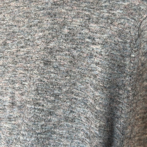 Addition Elle pastel grey mix faux wrap sweater - Picture 6 of 7